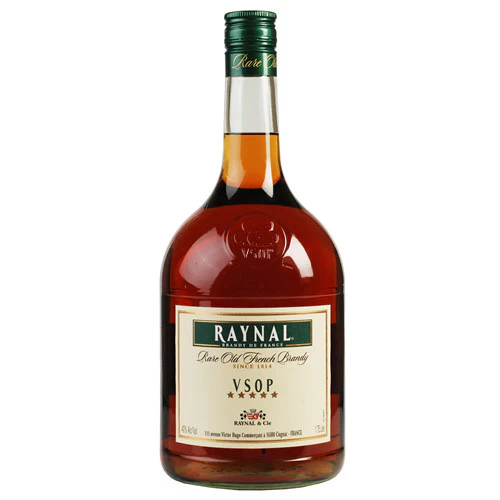 764cc885bfd2eafd92803154f2bfcadc8a24bb118bcd18fb5edb385fd45ad165 Raynal Brandy Vsop French - 1.75L - Image 1