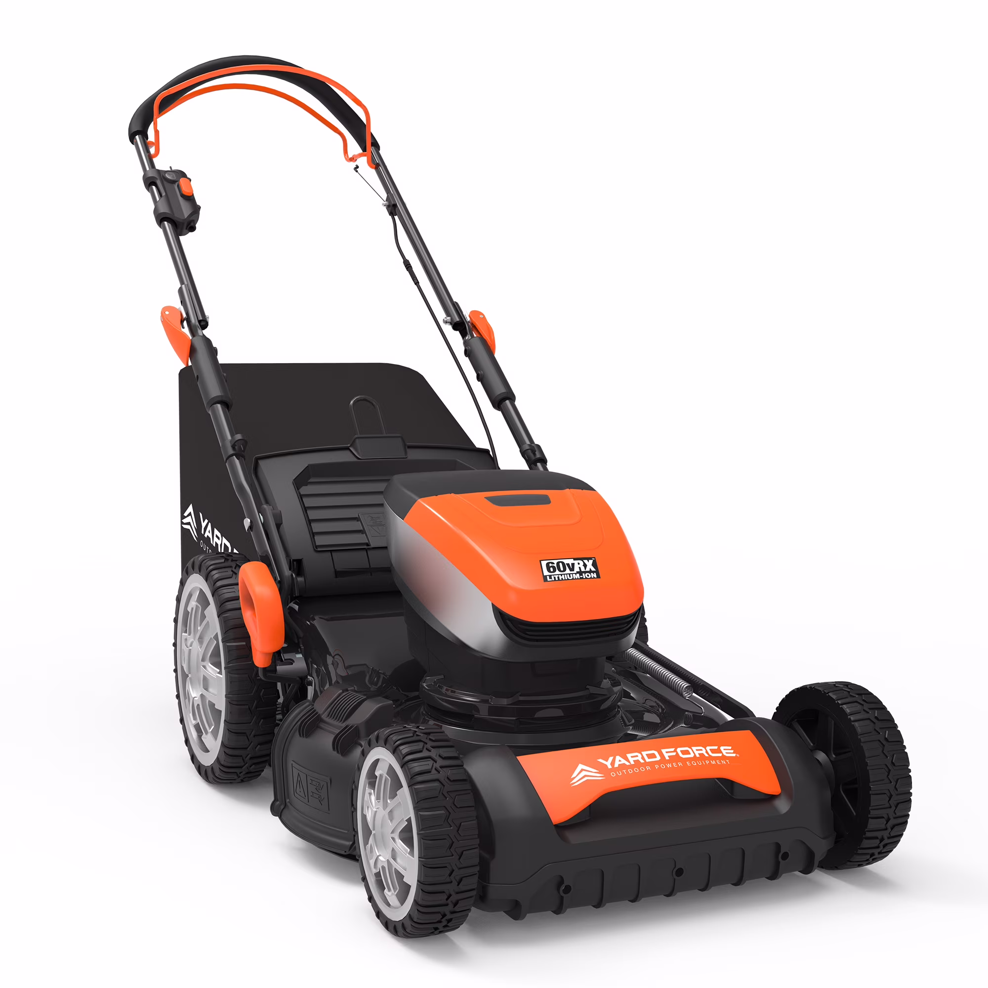 Yard Force 60v Lithium-Ion 21�� Self-Propelled 3-in-1 Lawn Mower | YF60VRX21-SP-2Battery| with Brushless Motor, 2x 60v/4.0 Ah Batteries, Charger, and 5-Year Warranty